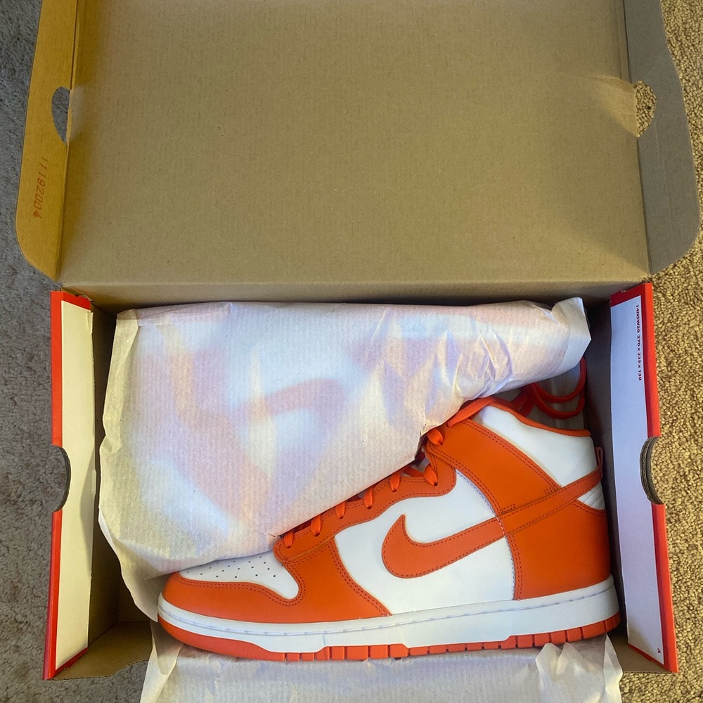 NWT Nike Dunk High Syracuse (2021) - Size 13 US